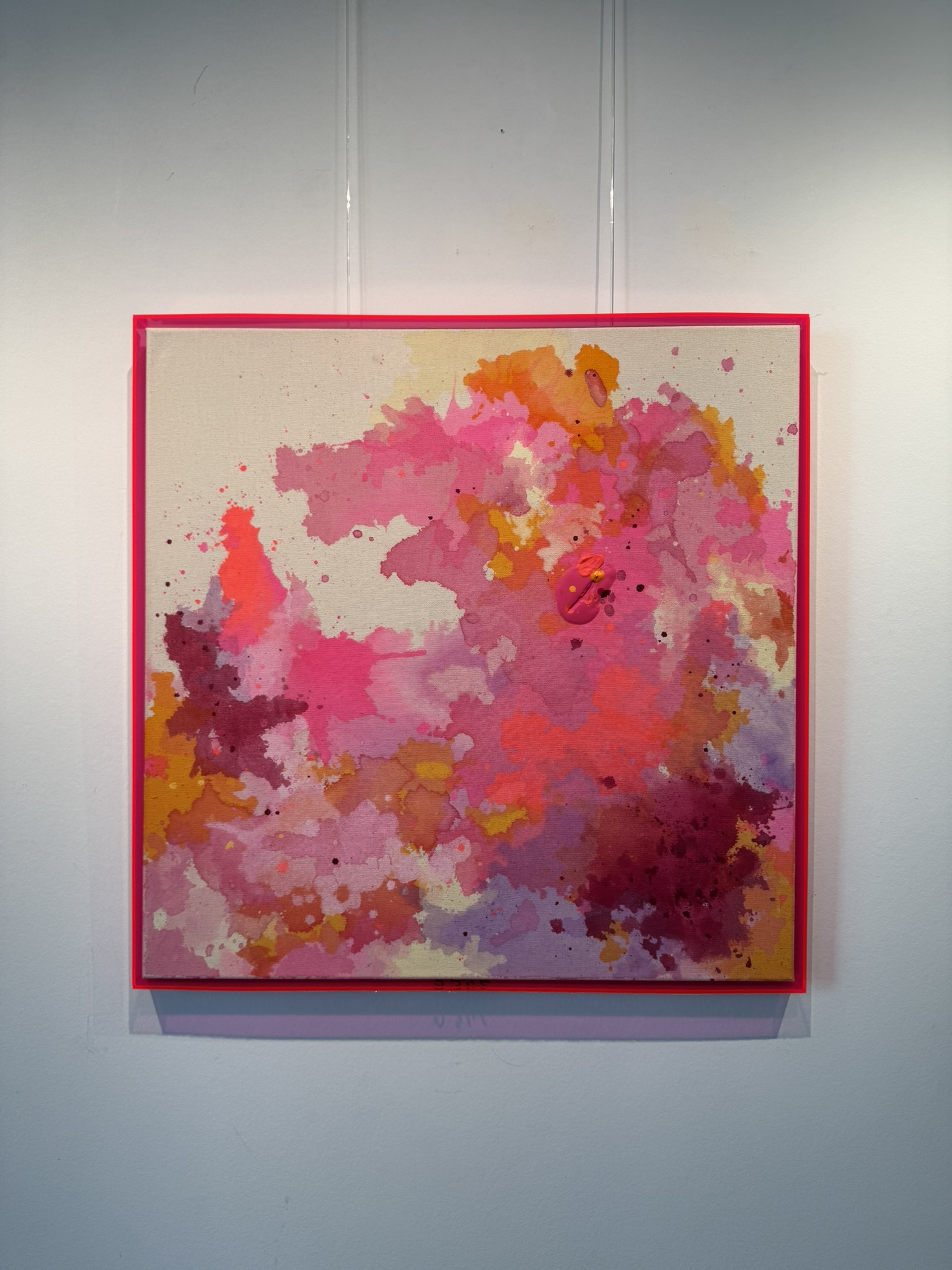 Akkorde - Gleichzeitigkeit, 2026, Acryl auf roher Baumwollleinwand, Ansicht 2